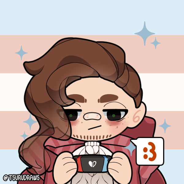 A Picrew avatar of Thomas, from a Picrew designed by Tsurudraws.